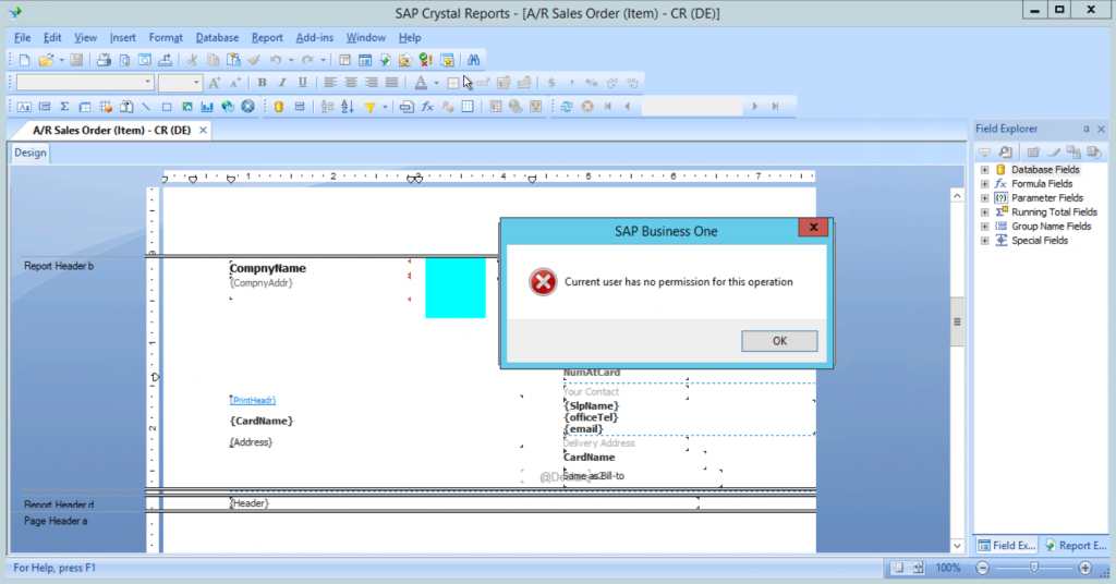 Save crystal reports system flag