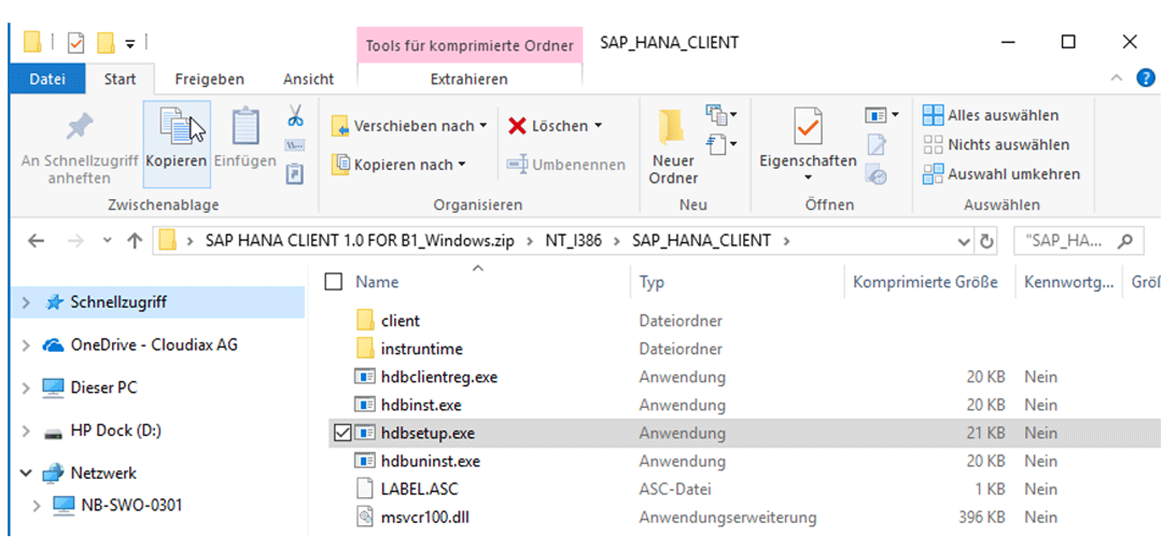 Install HANA 