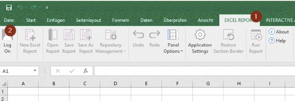 Navigate to Excel Report