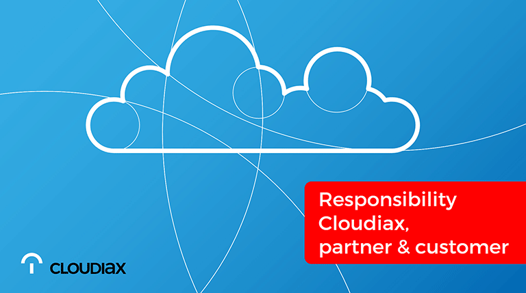 Responsibility Cloudiax, partners and customers