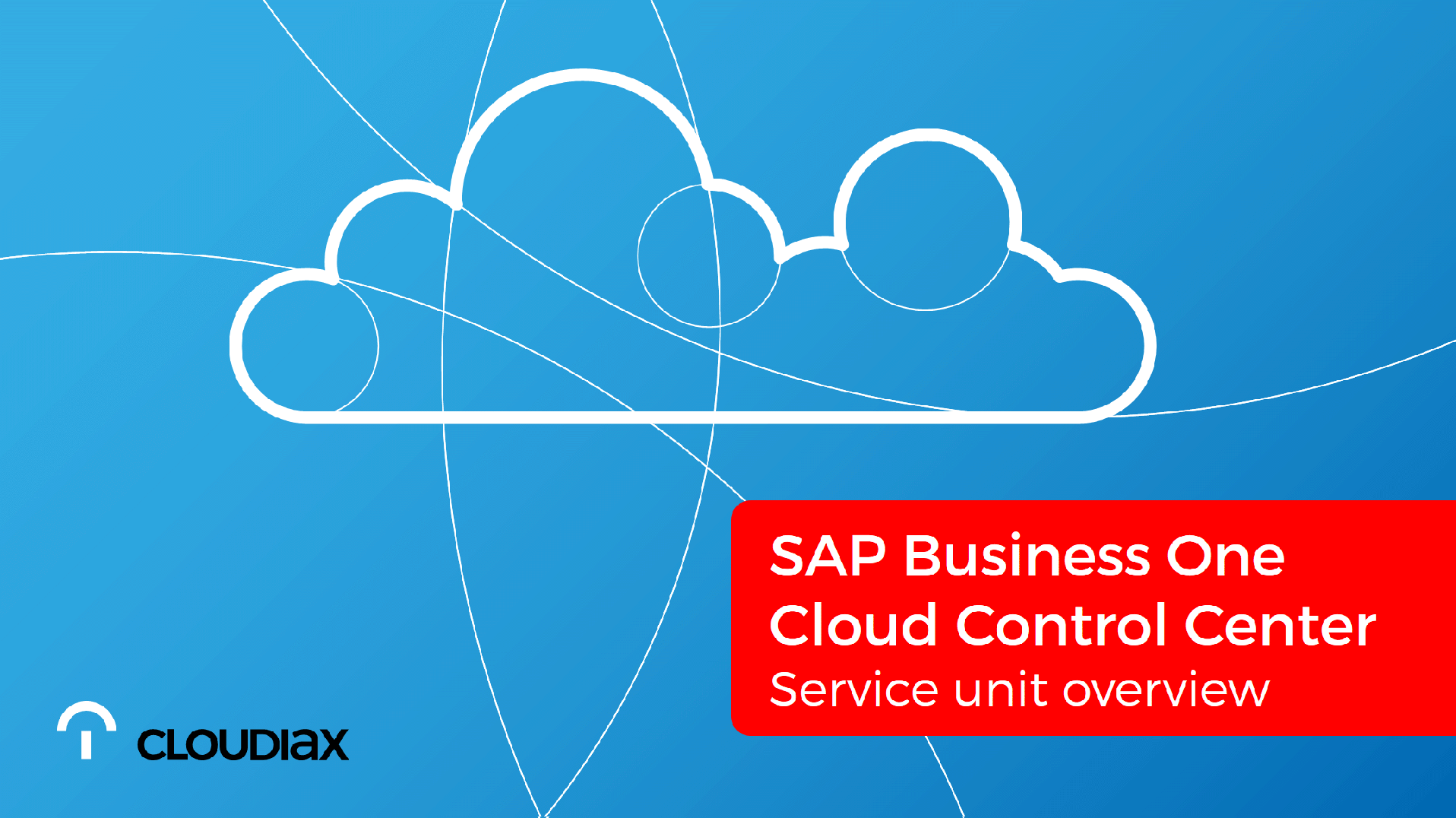 SAP Business One Cloud Control Center - Service unit overview