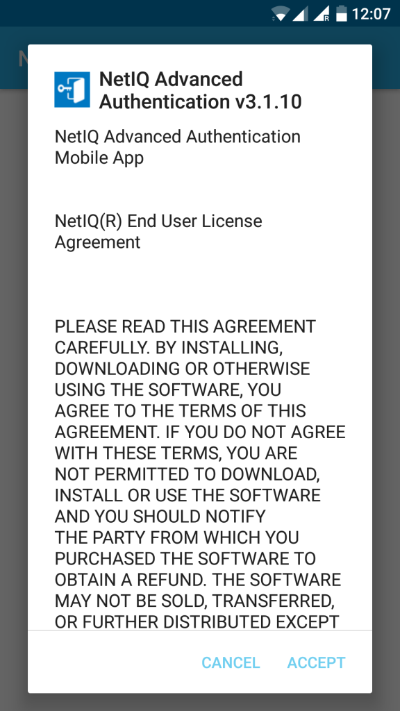 license agreement