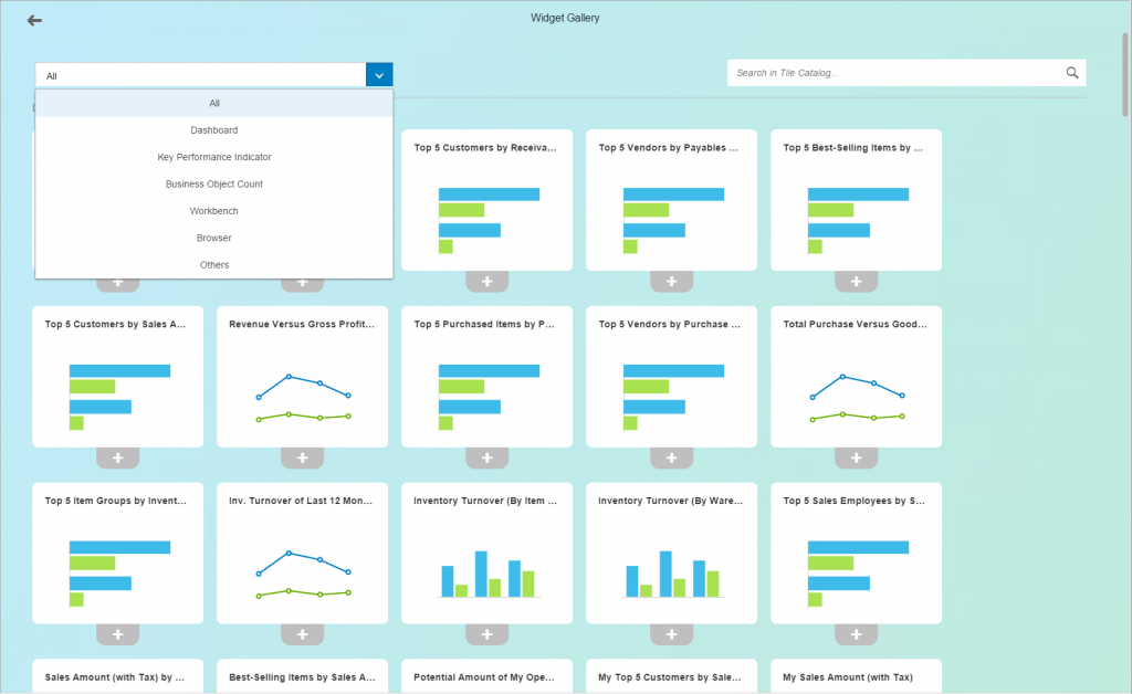 The central cockpit -SAP Business One HANA cloud 