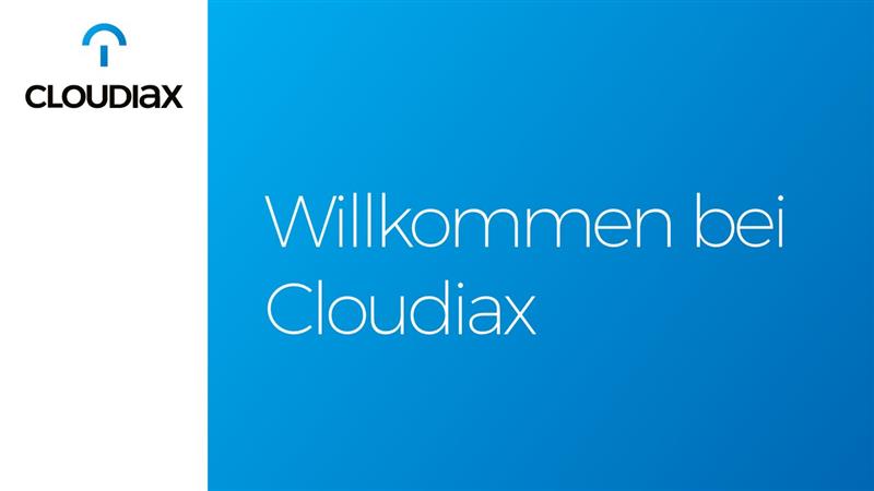 Willkommen bei Cloudiax