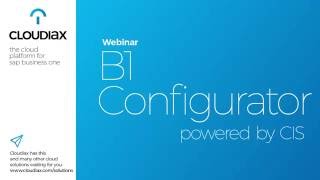 B1 Configurator powered by CIS