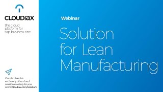Solution for Lean Manufacturing